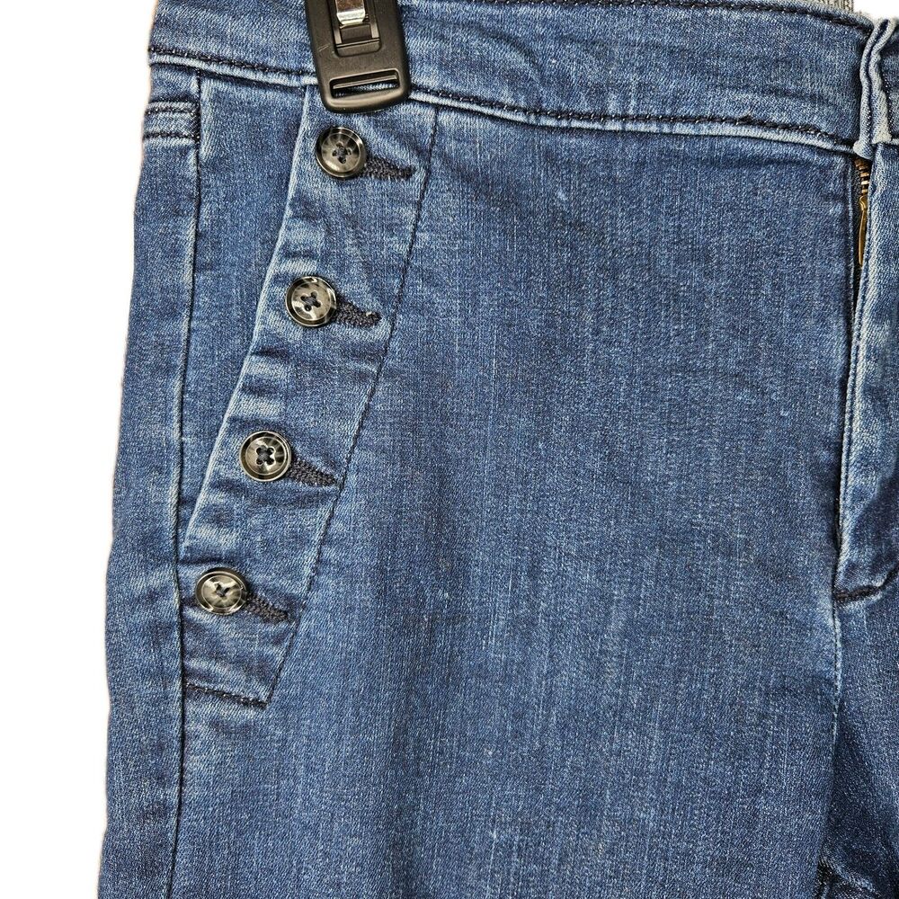 Banana Republic Premium Denim Sailor Flare Jeans, Size 29 (6) - Picture 3 of 10